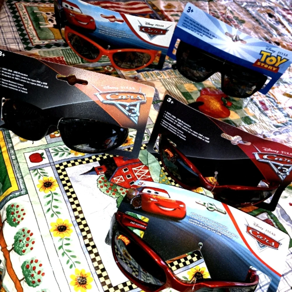 Kids Disney Movie Sunglass Choice: Cars, Toy Story